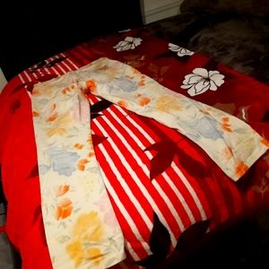 RALPH LAUREN FLORAL JEANS